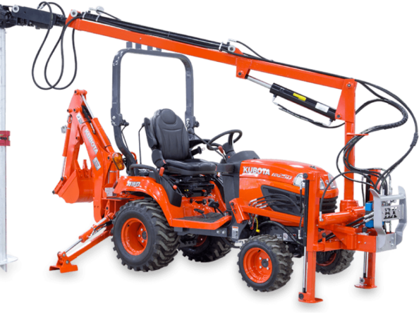 Tracteur bien équipé - Pro Pieux